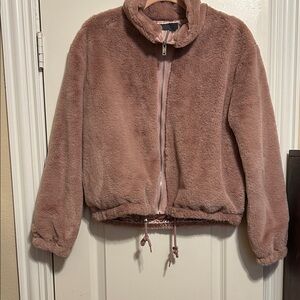 The Limited pink/ purple FluffyJacket Satin Lined